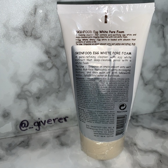 Sealed SKINFOOD Egg White Pore Foam Cleanser - Picture 4 of 9
